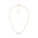 Colar Dourado de Perolas Naturais com Detalhes Dourados -  CO06010222DOPB